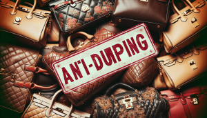 Anti dumping duties on imported luxury handbags