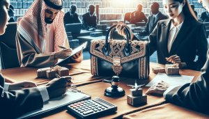 Customs entry process for luxury handbag shipments