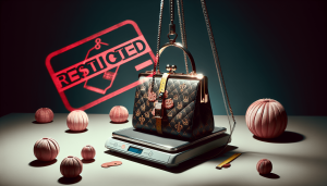 Importing restrictions on certain luxury handbag brands