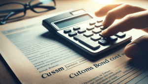 Customs bond cost and premium calculations