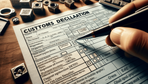 Customs clearance process for imported goods via air freight