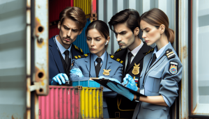 Preparing for a customs examination of imported goods