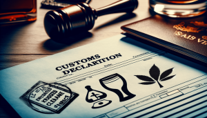 Customs broker services for expedited clearance of alcohol shipments