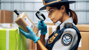 Customs examination process for expedited shipping of alcohol