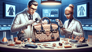 Customs laboratory testing and analysis for luxury handbag imports