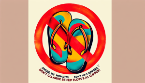 How can i avoid isf penalties for flip flops slippers